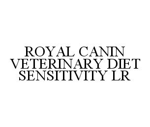 Trademark Logo ROYAL CANIN VETERINARY DIET SENSITIVITY LR