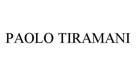  PAOLO TIRAMANI