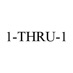 Trademark Logo 1-THRU-1