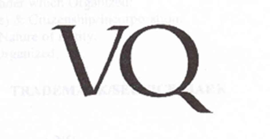 Trademark Logo VQ