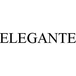 Trademark Logo ELEGANTE