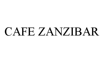  CAFE ZANZIBAR