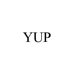 Trademark Logo YUP