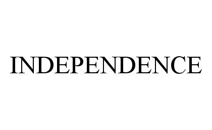 Trademark Logo INDEPENDENCE