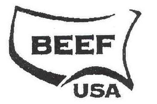 Trademark Logo BEEF USA