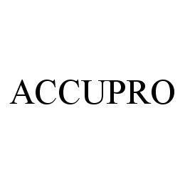 Trademark Logo ACCUPRO