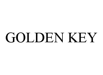 Trademark Logo GOLDEN KEY