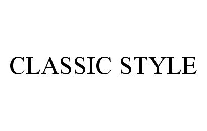 CLASSIC STYLE