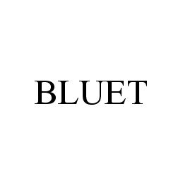 Trademark Logo BLUET