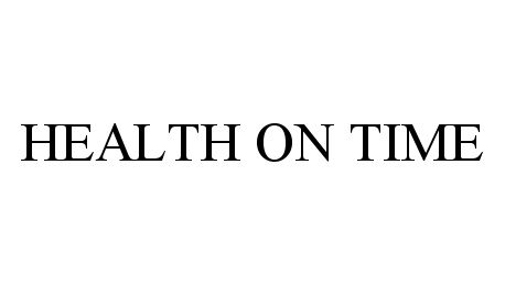  HEALTH ON TIME