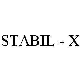 Trademark Logo STABIL - X