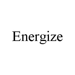 Trademark Logo ENERGIZE