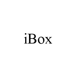 Trademark Logo IBOX