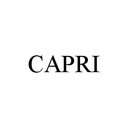 Trademark Logo CAPRI