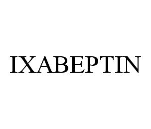 Trademark Logo IXABEPTIN