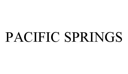  PACIFIC SPRINGS