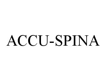  ACCU-SPINA