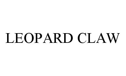 Trademark Logo LEOPARD CLAW