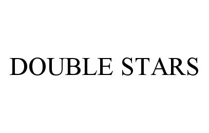 Trademark Logo DOUBLE STARS
