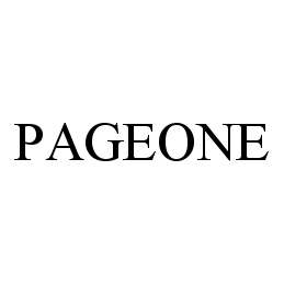 PAGEONE