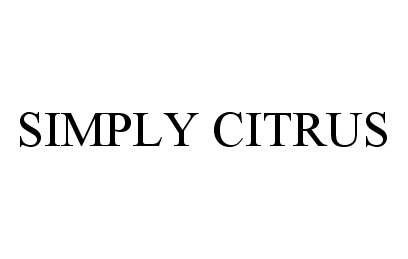 Trademark Logo SIMPLY CITRUS