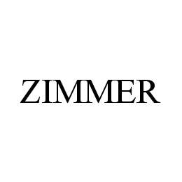 Trademark Logo ZIMMER