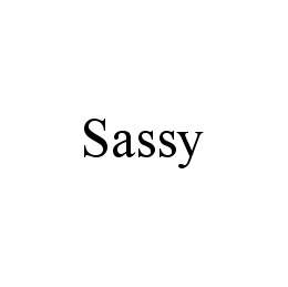 Trademark Logo SASSY