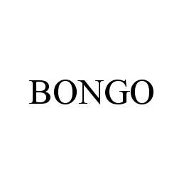 Trademark Logo BONGO