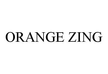 Trademark Logo ORANGE ZING