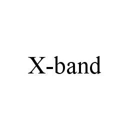 Trademark Logo X-BAND