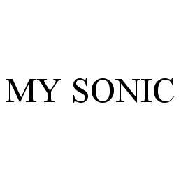 Trademark Logo MY SONIC