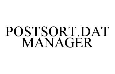 Trademark Logo POSTSORT.DAT MANAGER