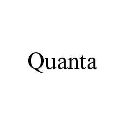 Trademark Logo QUANTA