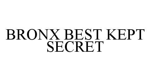 Trademark Logo BRONX BEST KEPT SECRET