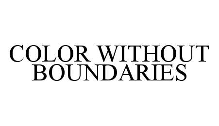 COLOR WITHOUT BOUNDARIES