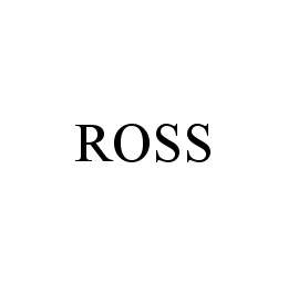 Trademark Logo ROSS