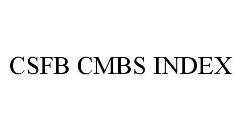  CSFB CMBS INDEX