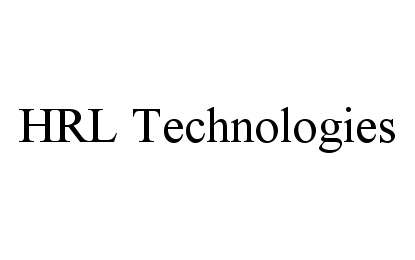 Trademark Logo HRL TECHNOLOGIES