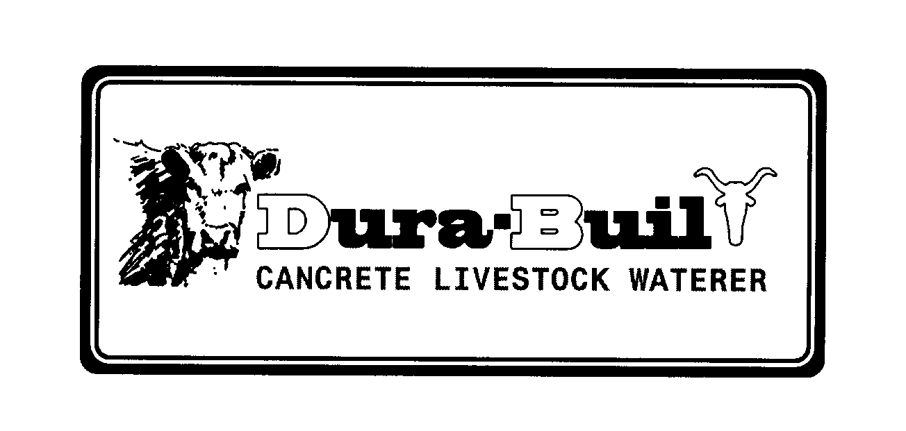  DURA-BUILT CANCRETE LIVESTOCK WATERER