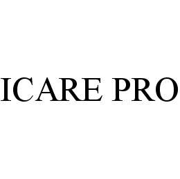 Trademark Logo ICARE PRO