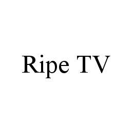 Trademark Logo RIPE TV