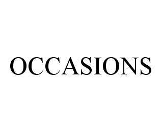 OCCASIONS