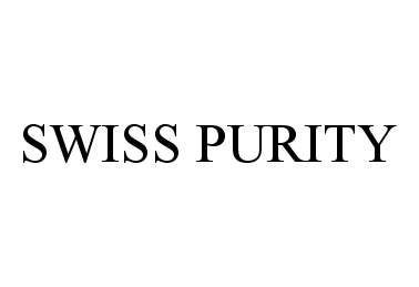 Trademark Logo SWISS PURITY