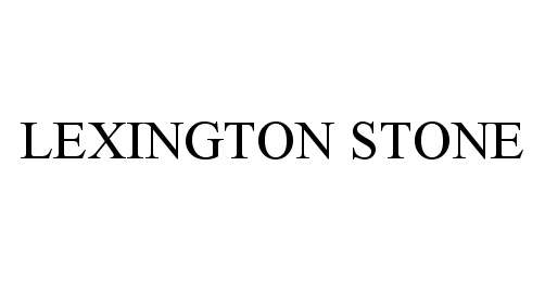 Trademark Logo LEXINGTON STONE