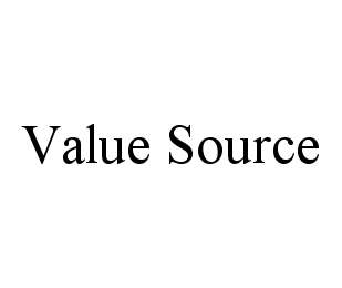 Trademark Logo VALUE SOURCE