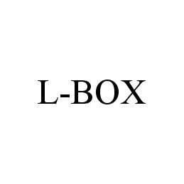 Trademark Logo L-BOX
