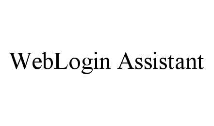 Trademark Logo WEBLOGIN ASSISTANT