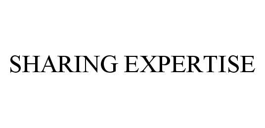 Trademark Logo SHARING EXPERTISE