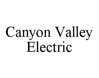  CANYON VALLEY ELECTRIC