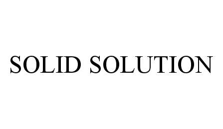 Trademark Logo SOLID SOLUTION
